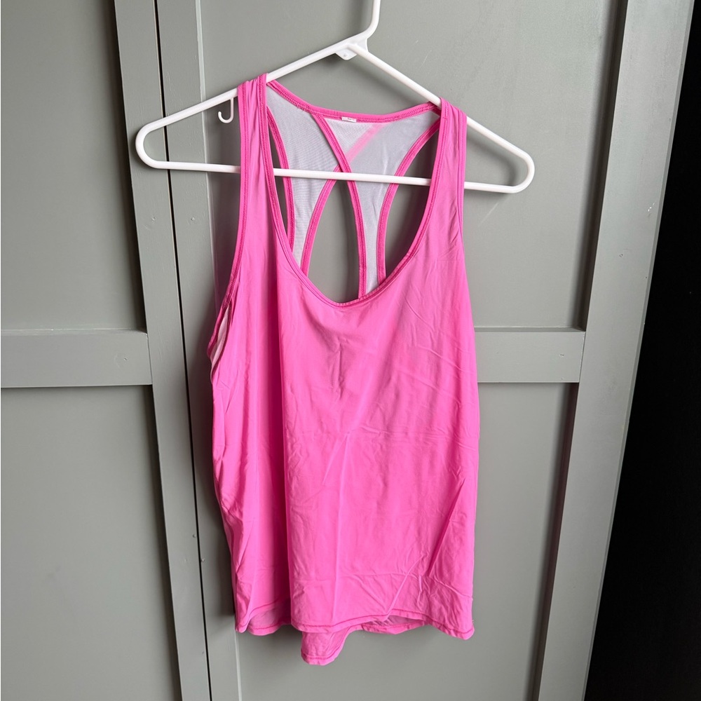 Lululemon Athletica Vibrant Pink Tank Top